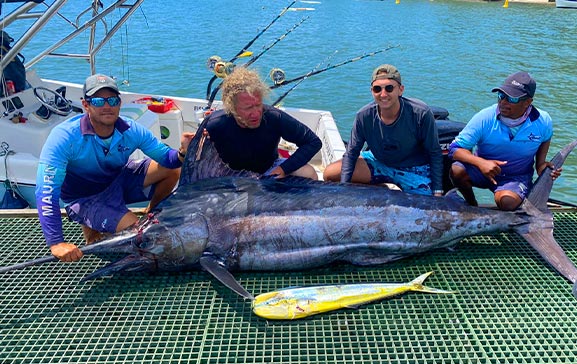 big game fishing - catch - mauritius